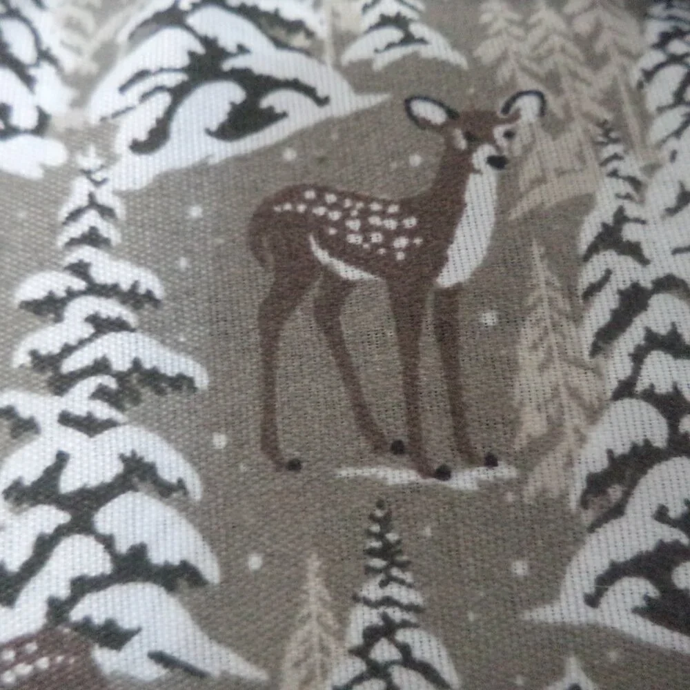 Ashley Cooper Winter Deer Tree 4 piece Micro Fiber King sheet set NEW NWT